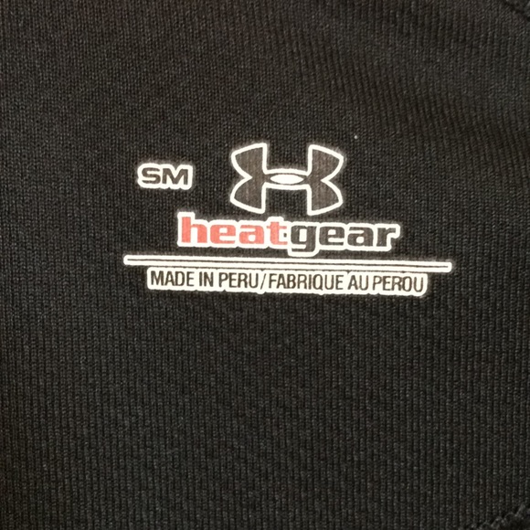 Maryland TERPS Team Issued Under Armour Heat Gear Shirt Size Adult Small Unisex - Picture 3 of 9